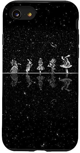Wonderland Starry Night - Alice In Wonderland Hülle für iPhone SE (2020) / 7/8