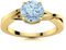 0,75 ctw runder Aquamarin-Edelstein 925er Sterling Silber Criss Kreuz-Solitär-Damenring Gold Vermeil, 63