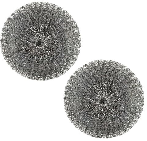 Edelstahl Kalkfänger, 2 Kessel-Kalkfänger für Wasserkocher, undTeekessel, Wiederverwendbarer Wasserkocher Entkalker, Kessel Pelz Entkalker Mesh Edelstahlkugeln Stahlschwamm Metalltopfreiniger