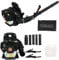 Petrol Backpack Leaf Blower, 665 CFM, 63cc 2 Stroke Cordless Leaf Blower for Lawn Care Snow Blowing Car Corner Dust Clearing, Gas Powered Garden Blower for Gardens Patios Gutters Driveways (Black)