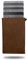 ESSENTIALBAG Smart Wallet mit Münzfach, bis 10 Karten - Kompaktes Karten Portemonnaie mit Magnetverschluss Herren, Damen - Slim Wallet veganes Leder, sofortiger Kartenzugriff - RFID (Kaffee-Braun)