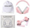 Lilian&Gema 2 in 1 Cuffie Neonato Antirumore -25dB,Protettori acustici per neonati, archetto regolabile, antiscivolo e antistress, protezione acustica ideale per neonati fino a 48 mesi