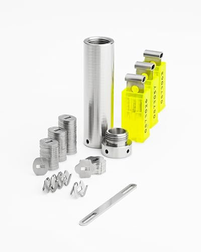 Cryptosteel® Seed12 Metall Backup – Feuer- & Wasserfestes Edelstahl Seed Phrase Speicher für 12 Wörter – Manipulationssicher – Kompatibel mit BIP39 Wallets wie Ledger, Trezor & Coldcard