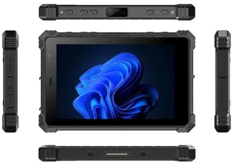 Rugged Tablet W80Y 8 pollici Win11 Core i5-10210Y Industrial Three-Proof Tablet, 4G LTE 5G per lavoro, 5MP 12MP, 16G+128GB, 5500mAh 7.6V Batteria, WiFi, GPS, LAN, 700nit, 1920 * 1200, IP66 8 Tablet