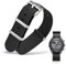 OLLREAR Moonswatch Swatch Armband Nylon Uhrenarmband 20 mm Nato Strap Lang Omega Swatch Moonwatch Uhr Ersatz Uhrenarmbänder für Herren Damen mit Silber Schnalle (20mm, Schwarz)
