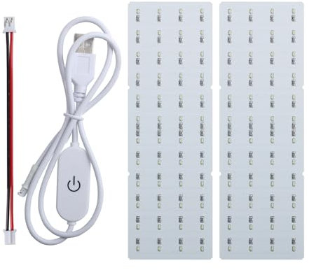 BAZAMD 3D Drucker Zubehör LED Hintergrundbeleuchtung Board Replacement Kit: PCB Light Board mit Anschlusskabel für Lighphane Fotomodell DIY Druckprojekt