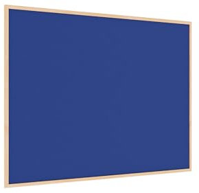 ALLboards Filztafel mit Holzrahmenn 120×90 cm, Blau