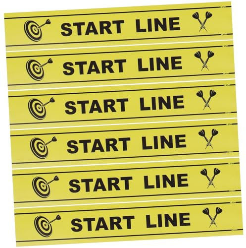 Veemoon Dart Bodeneinlage Spielmarkierung Uv-beständige Fußbodenmarkierung Abwurflinie Sichtbar Langlebig Für Dartfans Und Partys