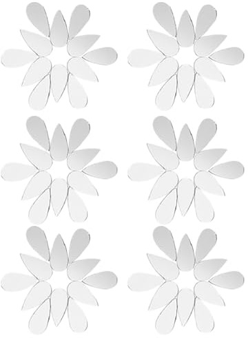 iplusmile 100 Stück Regentropfen Spiegelaufkleber Tropfenspiegel Wanddekoration Spiegelfliesen Zum Basteln Spiegel Zum Basteln Wandaufkleber DIY Bastelspiegel Regentropfen