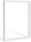 Bildershop-24 Schattenfugenrahmen Lamia 80x160cm Weiß (matt) Selbstmontage Bausatz DIY
