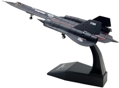 ZHIQIQOZ Miniaturwaage 1 144 Für Air Force Sr-71 Blackbird Aufklärungsflugzeug Legierung Kämpfer Modell Sammlung Dekoration Spielsets für Flugzeuge