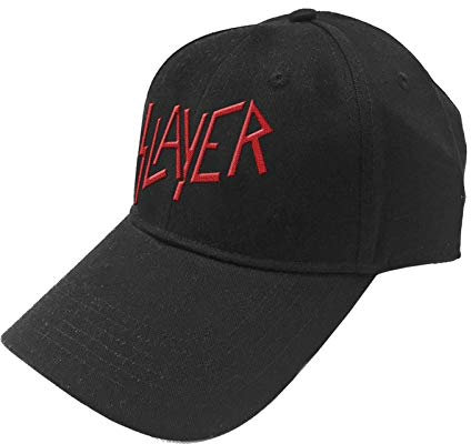 Slayer Baseball Cap Classic Band Logo Reign in Blood offiziell Schwarz Strapback