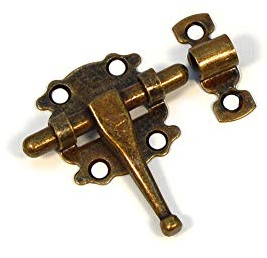 Möbelriegel Türriegel Torriegel Schubriegel Torschieber Bolzenriegel Vintage Alt 40mm