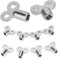 Luter 10Pcs Radiator Valve Keys, Radiator Bleed Hole Key Radiator Vent Air Lock Key Plumbing Valve Key for Radiators and Faucet (Silver)