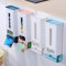 Carrier Bag Dispenser,Plastic Bag Holder,Wall Mount Self Adhesive Carrier Bag Garbage Storage Box,Easy-Access Openings, Easy to Install, Mounts on Wall or Inside Cabinet Cupboard (dark blue)