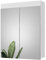 Vicco Badspiegelschrank Luna, Badezimmerspiegel, Weiß, 60 x 77 cm