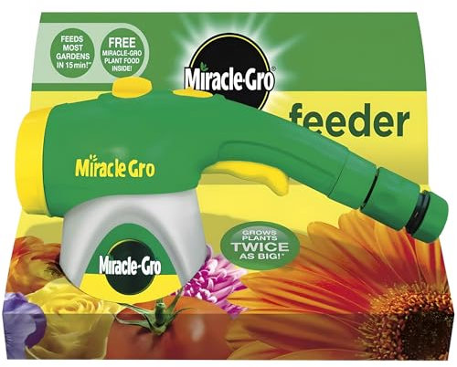 AMK® Miracle Gro Feeder Garden Hose End Dispenser for Liquid or Soluble Plant Food Fertiliser Outdoor Flowers Vegetables Lawns