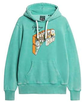 Superdry Herren Hoodie Sweatshirt, Grün (Cool Green), XXL