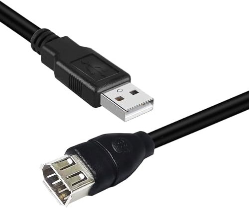 Firewire 1394 6 Pin to USB Adapter Cable, Firewire IEEE 1394 6 Pin Female to USB 2.0 Type A Male Data Transfer Converter Cable for Printer, Digital Camera, Scanner, Hard Disk 20CM (0.2M-5Pack)