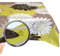 Valia Home Tischdecke mit Teflonbeschichtung für Innen- & Außenbereich Wasser- & Schmutzabweisend Dank verlässlichem Lotuseffekt - Blume 130 x 180 cm