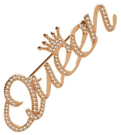 Femme Couronne Broche Broche Brillant Crown Queen Broche Pin Luxe Mode Strass Reine Épinglettes Broches Bijoux Accessoires Vêtements