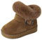 MK MATT KEELY Stivali Neve Bambina Scarpe Stivaletti Invernali Ragazze con Suola Antiscivolo in Gomma e Fodera Calda,Rosa,EU 30/31(CN32)