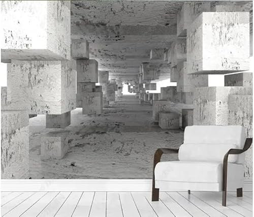 XDOUBAO Papier peint polygone géométrique, décoration murale, papier peint 3D, 430x300cm