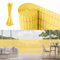Sichtschutzmatte PVC Sichtschutzzaun mit verstärkten Lamellen 80x300cm Balkon & Garten Sichtschutz ohne Bohren, wetterfest & blickdicht, inkl. Kabelbinder, Windschutz für Terrasse, Bambus