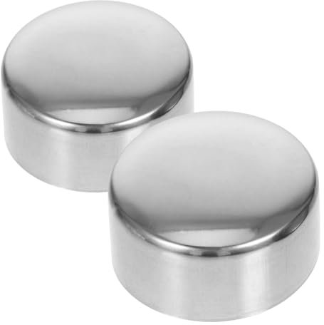 KONTONTY 2er Satz Handlauf-endkappen Für Treppengeländer Metall-endkappen Handlaufstopfen Runde Abdeckungen Installieren