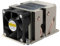 JANZU LGA3647-2U-R83 Kühler 240W für LGA 3647 Narrow Type Radiator 2U-Wärmetauscher 4 Heat Pipe Seitlicher Gebläsekühler