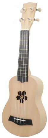 BESPORTBLE DIY Ukulele Bausatz für Anfänger Handgemalt aus Hochwertigem Lindenholz mit Zubehör Kreatives Musikinstrument für Familie
