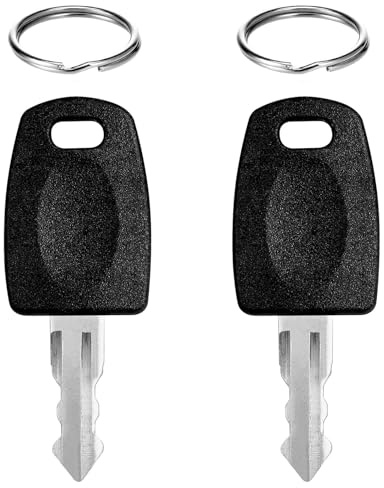 Yuiturt Set di 2 chiavi master TSA 007/002 universali, chiave di passaggio ovunque, chiave doganale per valigia e bagagli, per sblocco serrature TSA in caso di dimenticanza di codice compatibili con