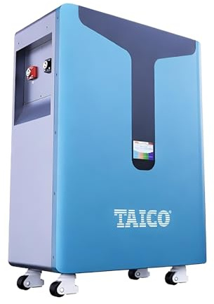 300AH, 400AH, 560AH LiFePO4 48V/51,2V, 15,36KWh, 20,48kWh, 28,67kWh Speicher PV Solar Akku LiFePO4 Lithium mit Rollen für die Standmontage Bluetooth & WiFi (15,36kWh 300AH)