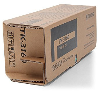 Original Kyocera 1T02T90NL0 / TK-3160, für ECOSYS P 3050 dn Premium Drucker-Kartusche, Schwarz, 12500 Seiten