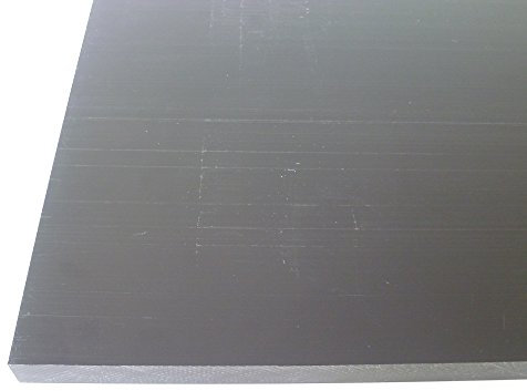 B&T Metall Plaque noire en PVC rigide 20 mm d'épaisseur