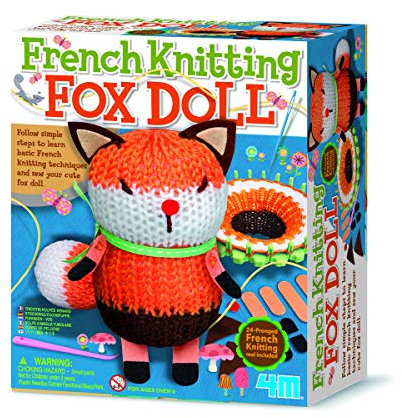 4M French Knitting Fox Doll