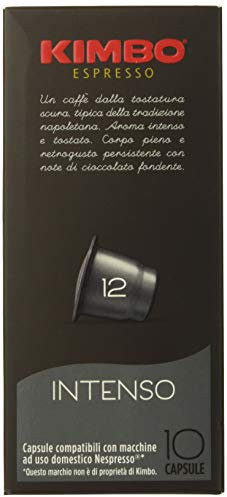 Kimbo intenso nespresso capsule compatible (10pc)