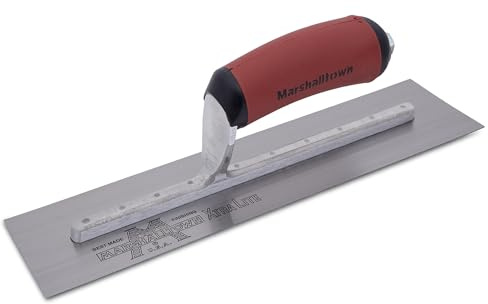 MARSHALLTOWN High Carbon Steel Finishing Trowel, 4 1/2 x 11 Inch Concrete, Masonry and Drywall Finishing Tool, Made in the USA, MXS1D