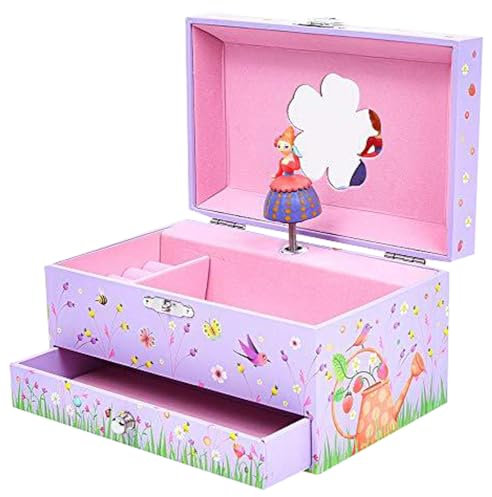 Djeco DJE - 6599 Djeco Spieluhr Schmuckdose Aufbewahrung Princess,
