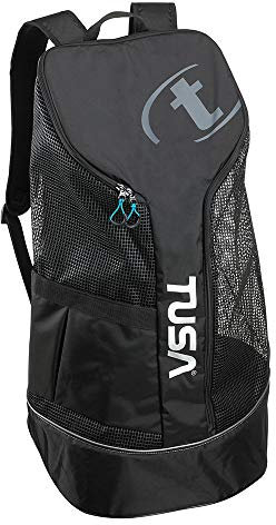 TUSA Unisex BA-0103 Mesh Rucksack Scuba Gear Bag, Schwarz, L
