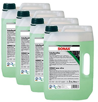 SONAX 4X 03385050 Scheibenreiniger ScheibenKlar 5L
