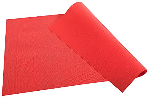 Pronappe Tischdecke S340109I 100er Pack Tischset aus Spunbond-Vlies Reißfestes, wasserabweisendes und abwischbarer Stoff 30 x 40 Farbe Rot hergestellt in Frankreich
