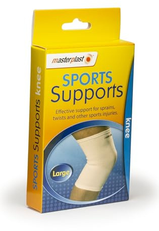 Masterplast Knee Support Sprains, Twists, Sport Injuries Small, 1 Count (Pack of 1)