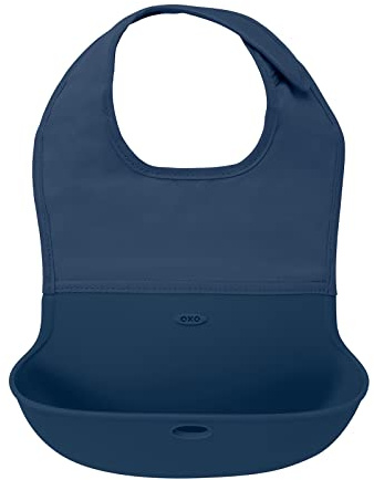 OXO TOT Lätzchen, zusammenklappbar, Marineblau