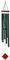 Woodstock Chimes of Neptun Evergreen Windspiel aus Holz und Aluminium in der Farbe Grün-Rotbraun, Länge: 137cm, DCE54