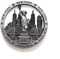 Favorict New York Souvenir Circle Metal NY Fridge Magnet - Statue of Liberty, Brooklyn Bridge, NY, Chrysler Building Flatiron NYC Metal Magnet Pack 1