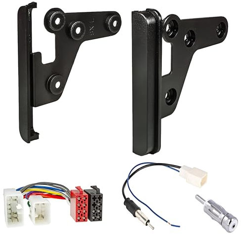 Sound-way Titre Kit Montage façade autoradio 2 DIN Compatible avec Toyota RAV4 / celica/Yaris