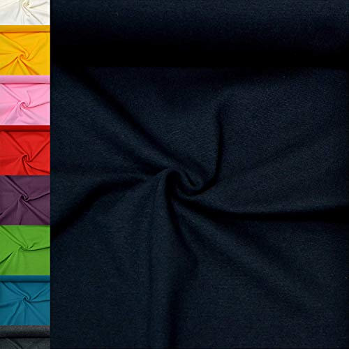 MAGAM-Stoffe Emma Bündchenstoff Feinstrick uni Oeko-Tex Meterware 50cm (25. Anthrazit)