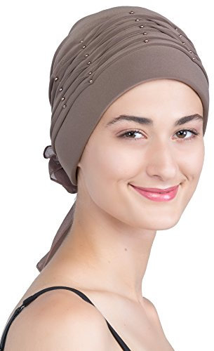 Deresina Damen Dezwirnt Chemo Kopfbedeckung(Nerz)