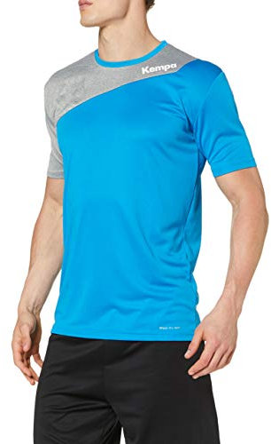 Kempa Herren Core 2.0 trøje Herren Trikot, Kempablau/Dark Grau Melan, XL EU